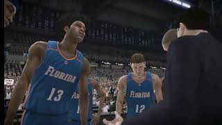 EA SPORTS NCAA Basketball 09 - Season Simulation - 2007 Florida Gators vs  2004 UNCON Huskies
