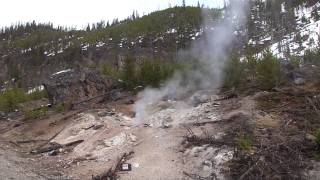 Steaming Hill In Yellowstone Park April 2010 - 6.MTS