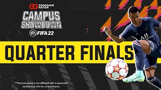 GoodGameNation Campus Showdown: FIFA 22 – Quaterfinals