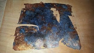 Liver of Sulphur Applied to Copper Leaf