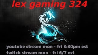 lex gaming 324 live! - skyrim!