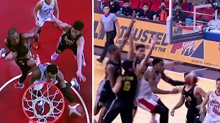 Justin Brownlee puts 3 TNT Defenders in hell with this NASTY LAYUP