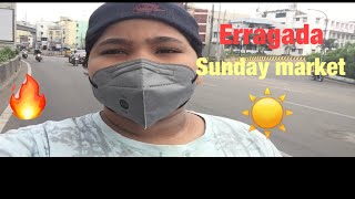 ||🔥Sunday market vlog🔥|| Erragadda Telangana Hyderabad ||         ||❤️MHM Tube❤️||
