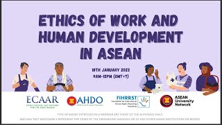 8th ECAAR Dialogue: Ethics of Work and Human Development in ASEAN