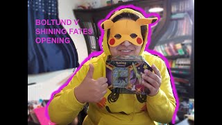 BOLTUND V SHINING FATES TIN OPENING!!!