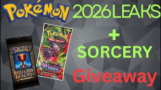 Pokémon 2026 LEAKS Are Wild! | Investing Update & FREE Sorcery Giveaway #pokémon #sorcerytcg #givvy