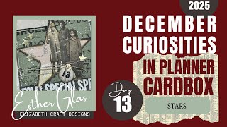 Day 13 - DECEMBER CURIOSITIES 2025 - Planner Cardbox - prompt 13 - STARS