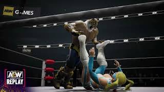 AEW Fight Forever | King vs R.Mika & Dixie Clemets | Low Blow Ryona (リョナ)