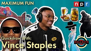 Quick questions with Vince Staples - Bullseye with Jesse Thorn