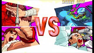 Marvel vs Capcom 1 ( Arcade ) - Strider Hiryu / Ryu Playthrough ( Mar 14, 2020 )