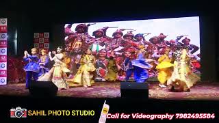 hr international school | vagyo re dhol dance & he tarnetarno melo melo maro dance video & GHOOMAR