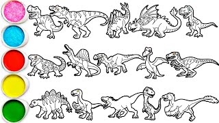 Draw Amazing Dinosaurs in Minutes - Tyrannosaurus Rex, Gigantosaurus, Stegosaurus & Others