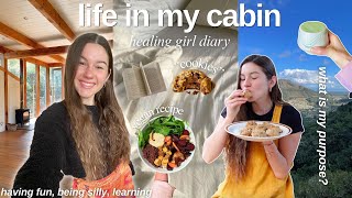 back to life in my cabin 🌳✨ simple recipes, life purpose | healing girl diary