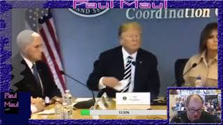 Trump, water bottle, and napkin! Paul Maul Reaction video