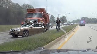 When Suspects Die Trying to Evade Police - Raw Dashcam