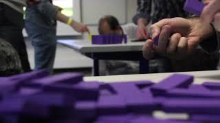 Animation team building domino day