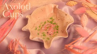 ASMR Creating Axolotl & Frog Pottery | Process Share | Crafting Studio Vlog | Silent Studio | #asmr