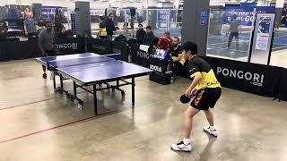 Alex Zhang(Flick TTC1) vs Ben Mensah (SKT4) Central London League 