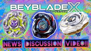 BRAVEDRAKE, GLORYVALKYRIE, HEAVENSRING, AND MORE! Beyblade X News Discussion Video! ベイブレード