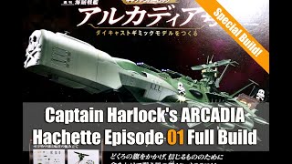 Ep01: Arcadia 84 "Space Pirate Captain Harlock" Hachette Collections Japan. Full Build