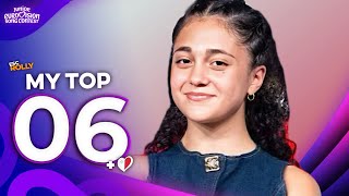 Junior Eurovision 2025 | My Top 6 - NEW: 🇲🇹