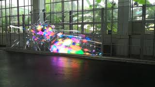 Super Slim P3.9 / P7.8 Transprent LED Screen/ glass LED Display for Shopping mall