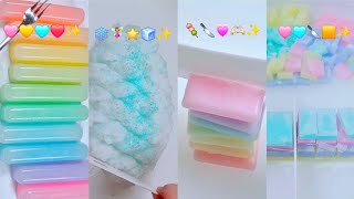 🔪 Sponge 🫶🏻 Wax Cruncy Slime Compilation ASMR | 왁스 스펀지 슬라임 모음 ASMR ✨️ #slimeasmr #crunchyslime