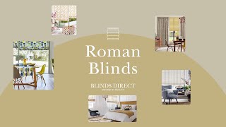 Roman Blinds from Blinds Direct