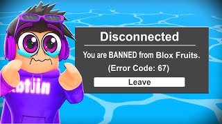 I Got BANNED From Blox Fruits...