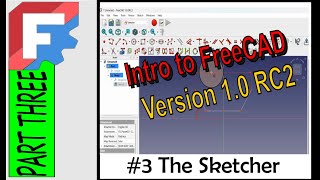 An Introduction to FreeCAD 1.0 Part 3 #freecad #cad #design #sketcher
