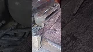 💥🔥Plastic handle scissor✂️ blaid forging🔨#blacksmith #love #youtubeshorts #asmr #technology #like