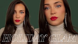 just your classic holiday makeup look 😍 easy & glowy