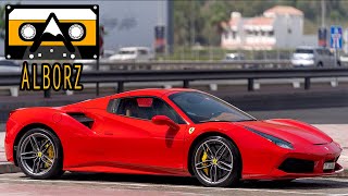 Colorful Supercars with a Great Techno Music