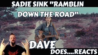 Sadie Sink "Ramblin Down The Road" - A Dave Does REACTION