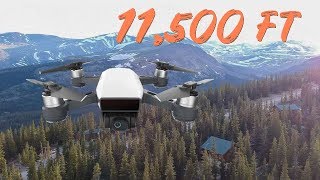 Launching The DJI Spark At 11,500ft #djispark