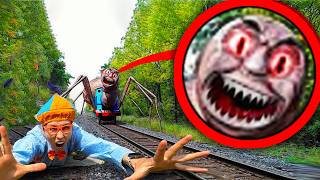 BLIPPI DISCOVER THE TERRIFYING THOMAS.EXE THE TRAIN - MONSTER IN REAL LIFE