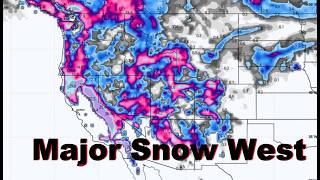 Major Winter Storm Aims to Bury the Sierra With Up to 6 Feet of Snow - G1 Geomagnetic Storm Watch!