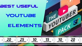 Best Usefull Youtube Elements For Starting a New Youtube Channel || For All YouTubers