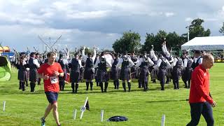 Police Scotland Fife Pipe Band, Bridge of Allan Highland Games 2023