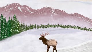 Christmas Reindeer Timelapse