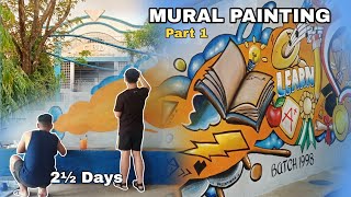 MURAL PAINTING VLOG PHILIPPINES| CBD INAYAWAN CEBU