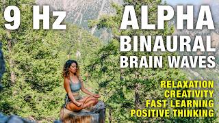 Relaxation, Positivity, Creativity, Fast Learning / 9Hz Binaural ALPHA Brainwaves ASMR (1 HOUR)