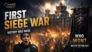 Chaos World First Siege War Explained | Who Won the First Castle? Guild Rankings, Rules & Rewards