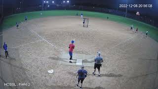 Softball: At Bat Running Out the Clock