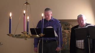 O Holy Night,  sung by Carey and Adam Lape