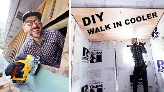 DIY Walk in COOLER BUILD (Insulating walls)