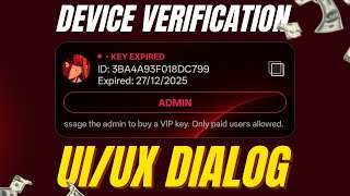 🛡️ Advanced Device Verification System — Lock Keys to ID & Expiry Date 💻 | By DPMods