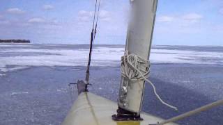 Hard Water Sailing in Manitoba