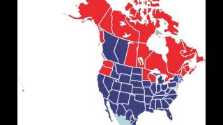 Future Map of North America