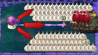 Plants vs Zombies Hack 1 Fume Shroom vs Zomboss